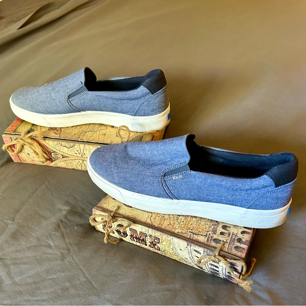 Keds Women's Denim Blue Slip-On Loafers